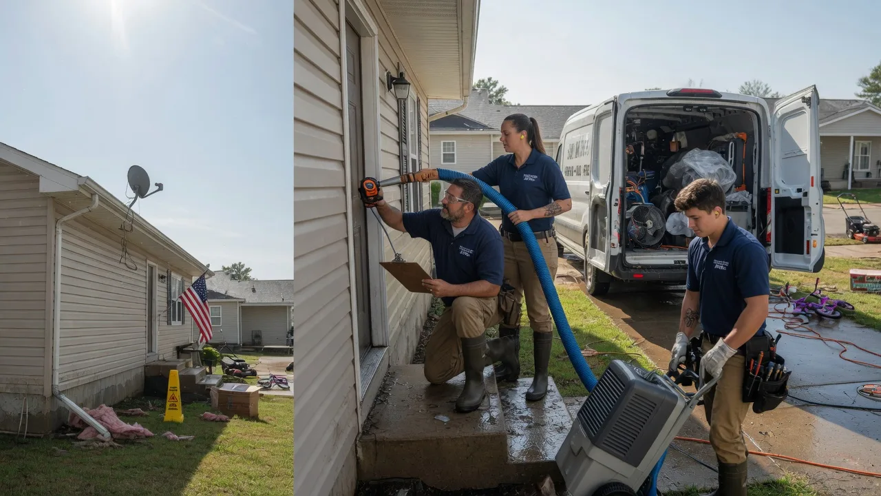 Ceiling Water Damage Restoration in Lexington, IL near me
